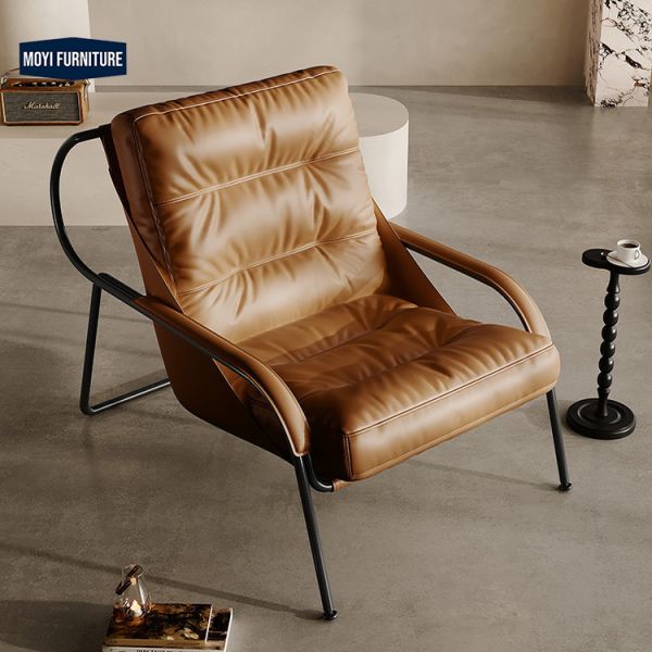 Home Furniture Synthetic Leather Recliner Chair Luxury Chesterfield Designer Lounge Chair Living Room Comfortable Design