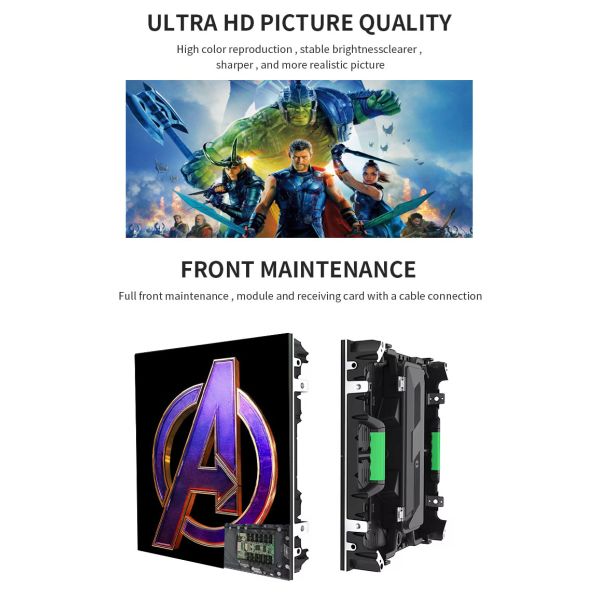 Hot Selling Church Conference Stage Rental LED Cabinet Aluminum Led Module P1.86 P2.6 P3.91