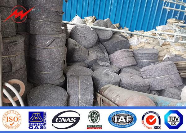10-80 Ft Galvanized Steel Pole For Electrical Power Distribution Equipment