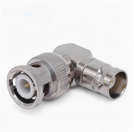 BNC Male To Female Right Angle Adapter BNC-JKW For CCTV & RF Systems