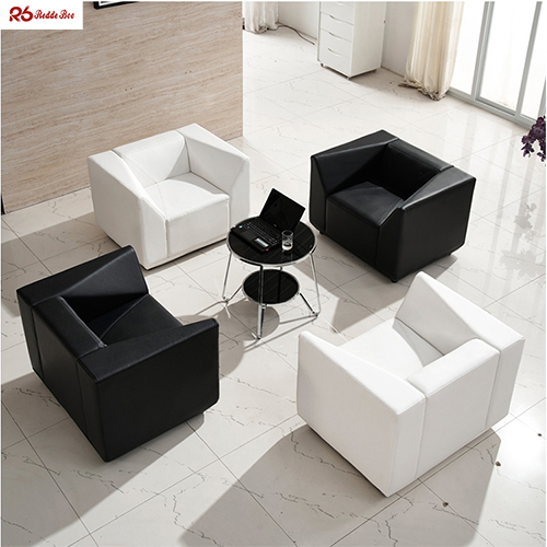 Modular Textured Microfiber Real Leather Sectional Couch Sofa Anti Scratch