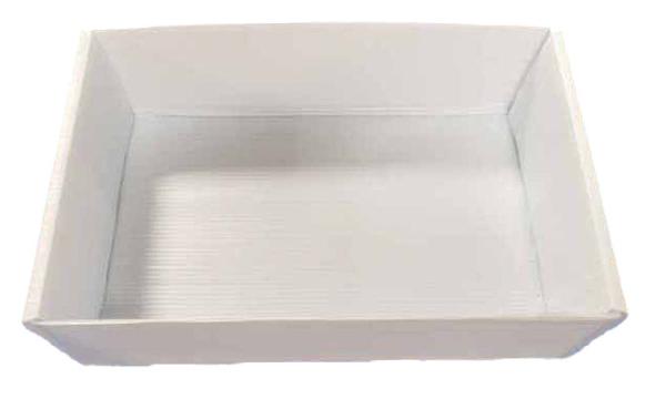 White Plastic Corrugated Boxes Customized Corrugated Plastic Crates Waterproof For Wardrobe