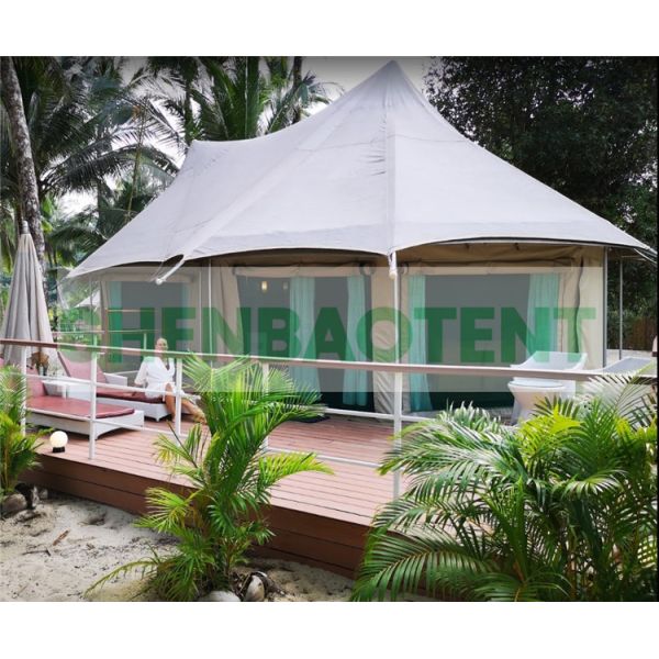 Unique Glamping Luxury Hotel Tents PVDF Outdoor Family Camping Tents Stable