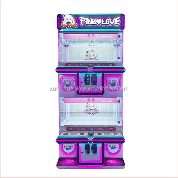 Jogos elétricos personalizados de quatro jogadores Arcade Máquina de guindaste de garra para centro de jogos de diversão