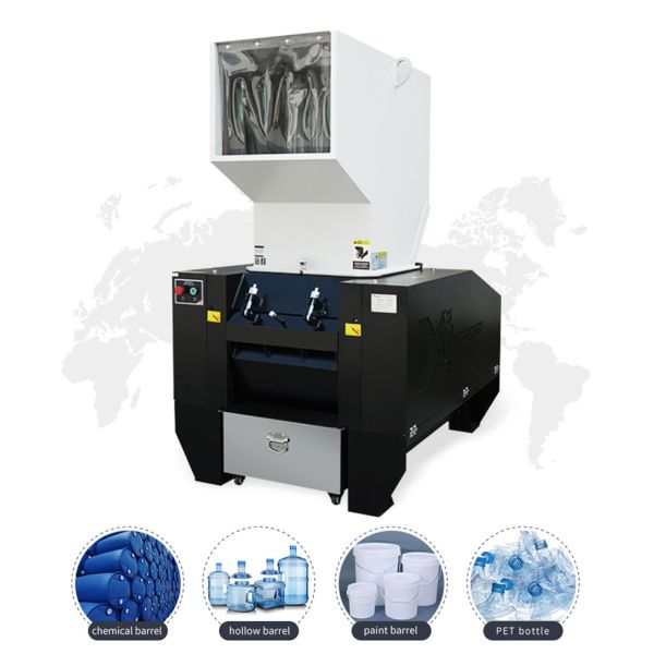 Машина машины 500kg/H пластиковой дробилки 22KW вспомогательная пластиковая задавливая