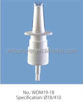 Bomba de botella cosmética sin derrames 20/410 Bomba de aerosol nasal para su negocio