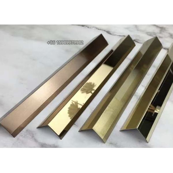 8K Mirror Stainless Steel Wall Guard Anticorrosion SUS430 50mm Height