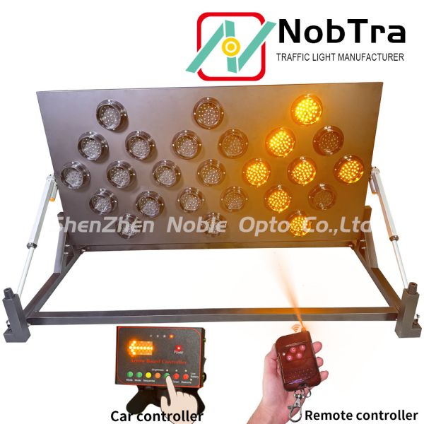 Светодиодные знаки дорожного движения с стрелками с 7 последовательными состояниями работы и беспроводным управлением