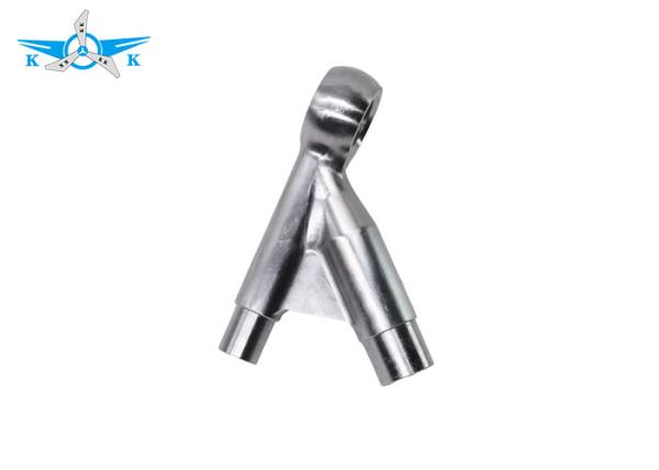 Silver CNC Auto Parts , Titanium Alloy / Stainless Steel CNC Auto Parts
