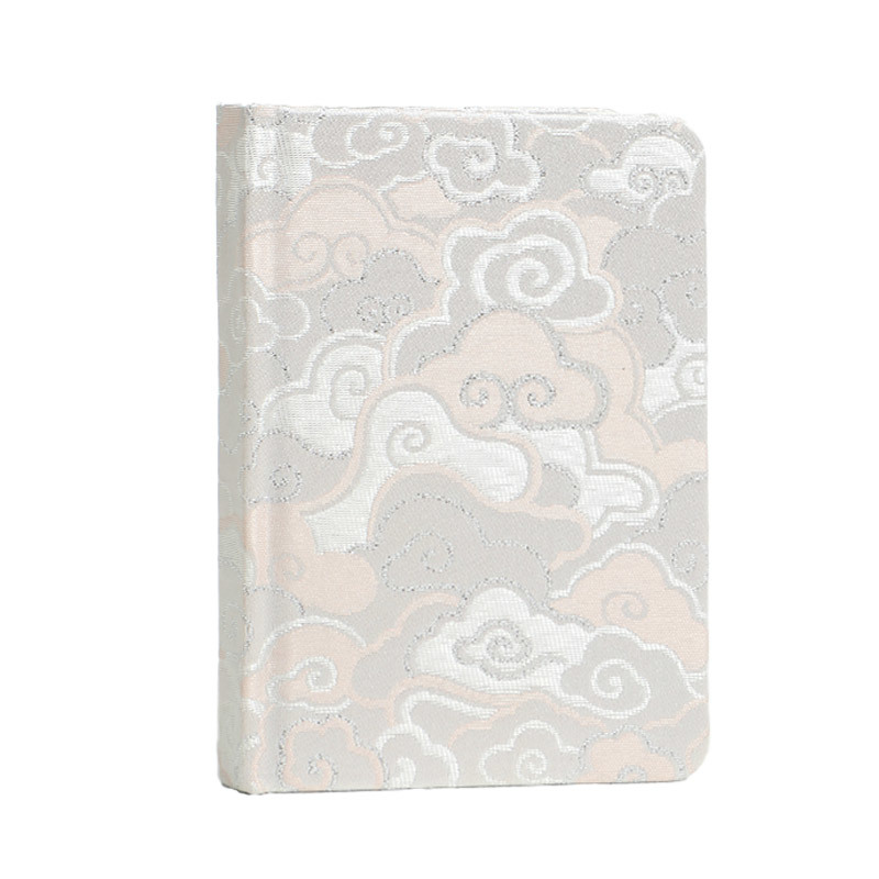 Embroidered Fabric Hardcover Cloth Hardcover Notebook Promotional School Writing Journal