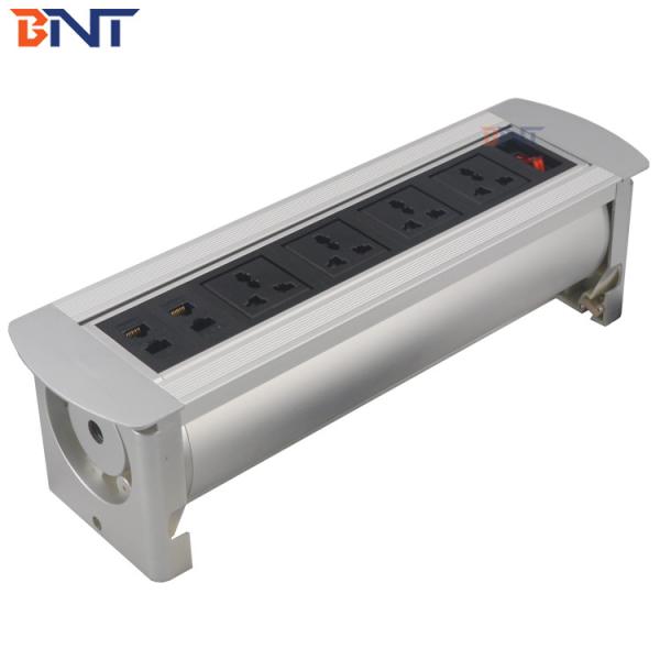 four network  interface used in office room  manual flip up socket  MK1144