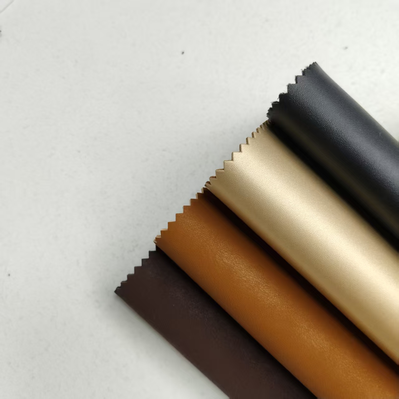 Versatile Embossed High Performance Cost-Effective Wrinkle-Resistant Textured Pu Leather for Shoes Pu Artificial Leather Fabric