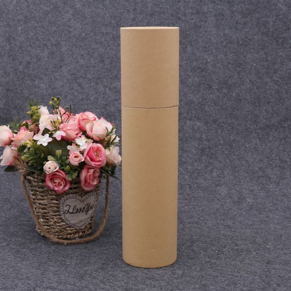 Cute Fancy Art Paper Cans Packaging Corrugated Cylinder Paper Tube Packaging Box