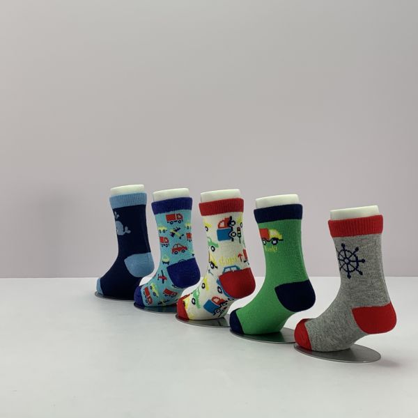 70%Cotton 28%Polyester 2%Spandex Winter Infant Children Breathable Thick Knitted Socks