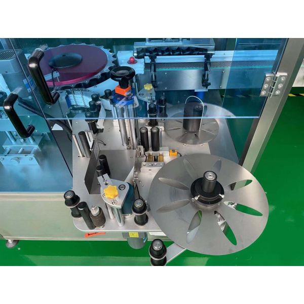 Tipo rotatorio automático etiqueta engomada de alta velocidad alrededor del tarro de cristal y de la máquina de etiquetado plástica de la botella