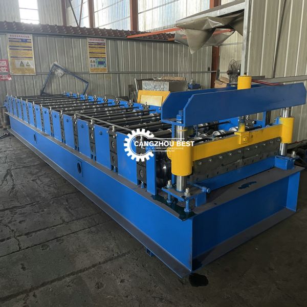 900mm Color Steel PPGl Metal Roofing Sheet Roll Forming Machine