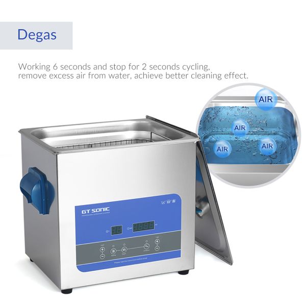 ювелирные изделия нержавеющей стали уборщика еды 200W 10L ультразвуковые для небольших частей металла