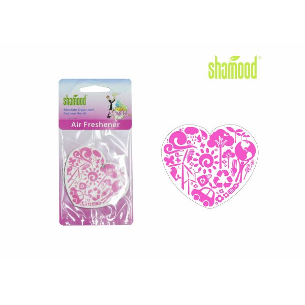 Sweet - scented Good Smelling Car Air Fresheners  Heart  Paper Car Hanging perfume