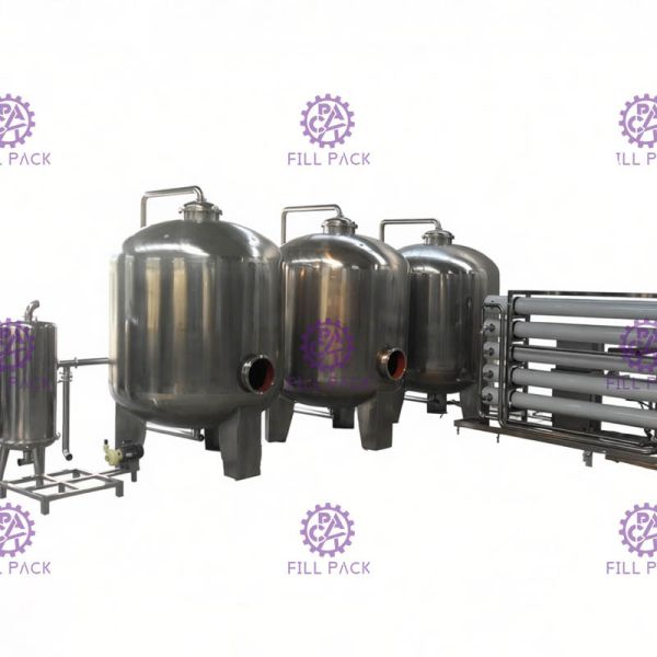 9000LPH UF Hollow Fibre Ultra Water Treatment Machine System With UF 4040 Membrane