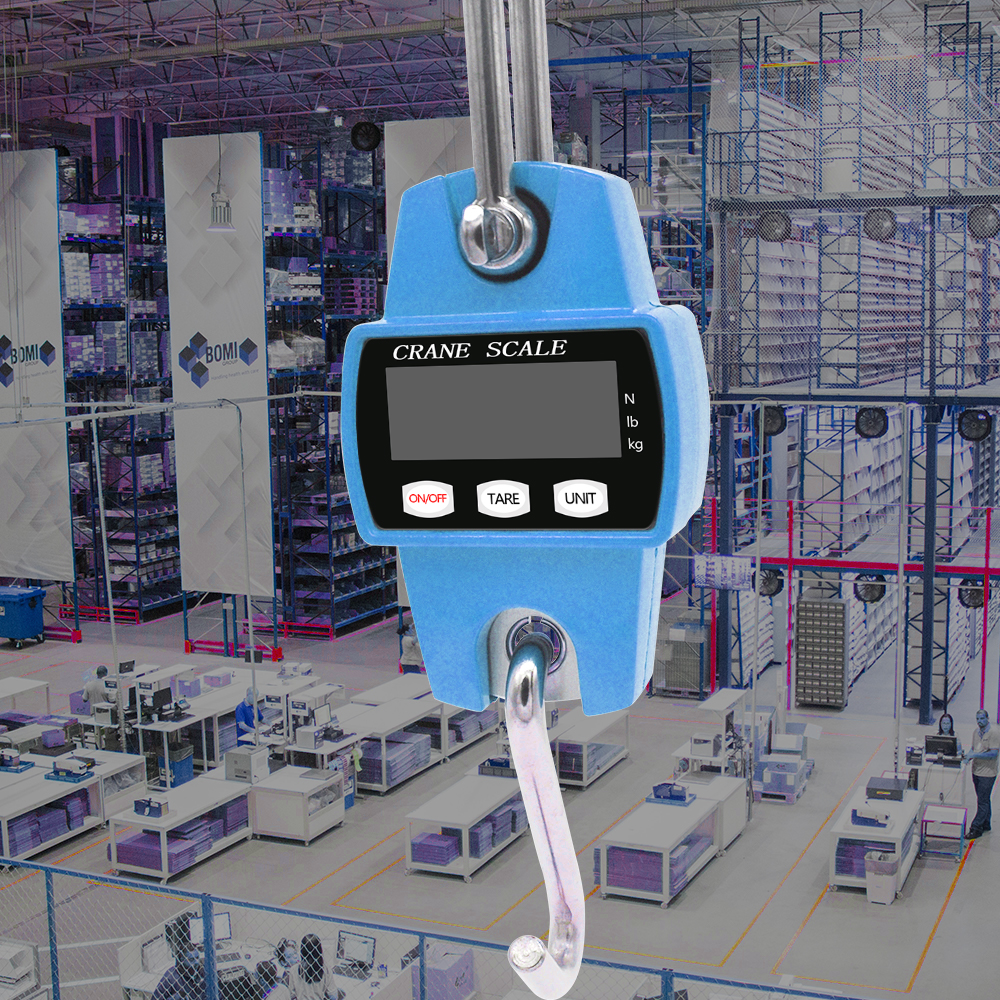 Hanging Scale Heavy Duty Stainless Steel Hook Scales 300kg/150g/50g/100g Capacity Portable Digital Crane Scale 0.01g Accuracy