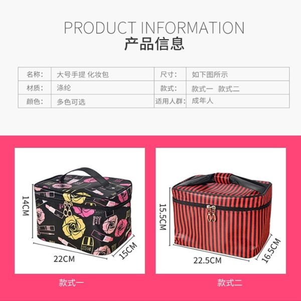 Foldable Hanging Wash Reusable Grocery Tote Bags To Travel Cosmetic Bag