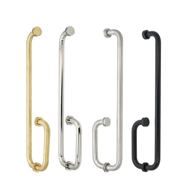 Chinese Design Style Stainless Steel Shower Room Glass Door Handle for Door Pull Handle