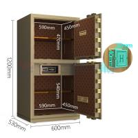 Fermeture électronique de coffre-fort de bureau intelligent Alarme double YB/N7-120D