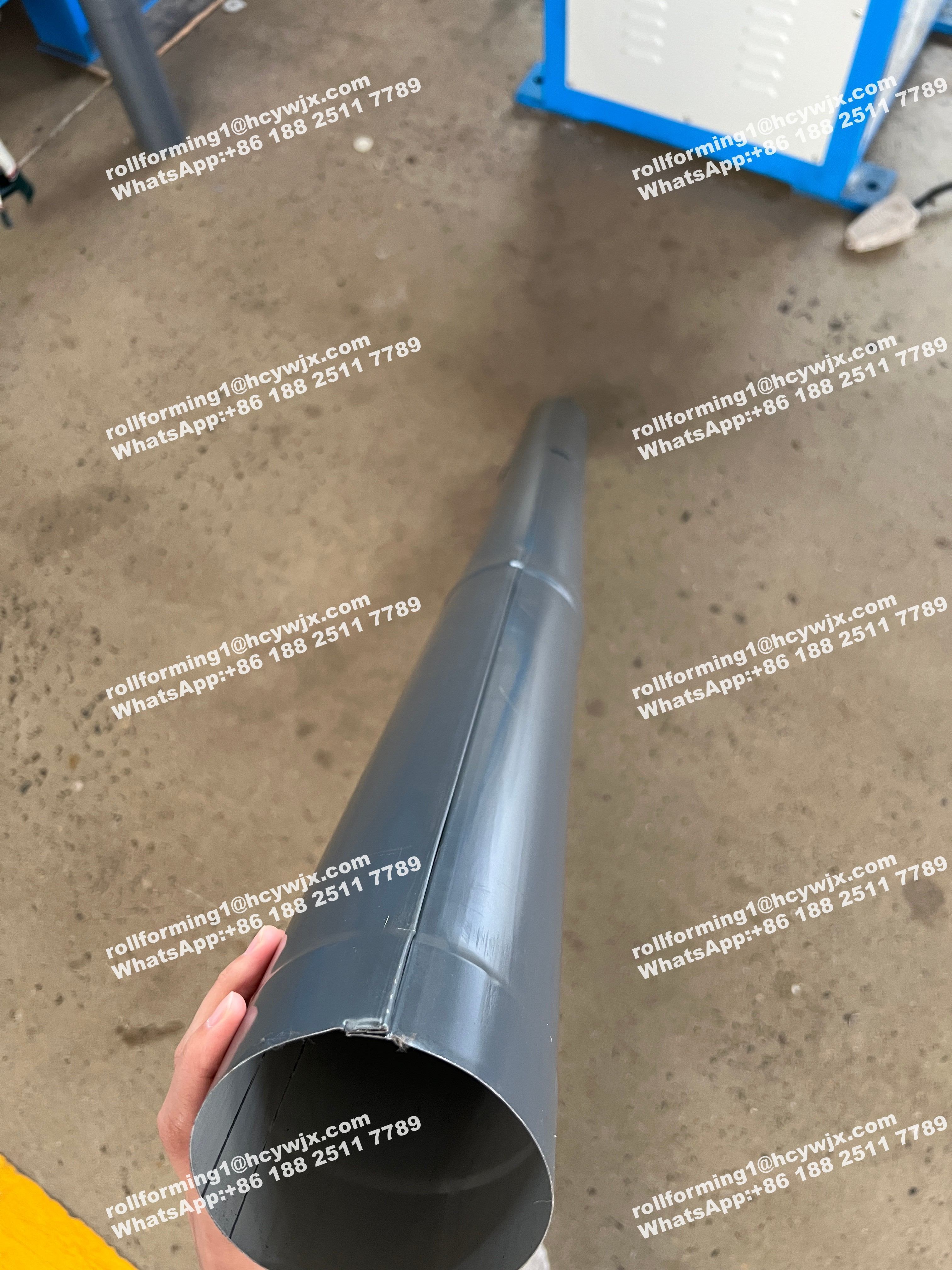 Сталь воды дождя вниз пускает крен по трубам формируя машину 380V 50Hz 3 участка