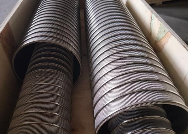Tubulação reversa resistente à corrosão da tela de fio da cunha para a indústria carbonosa