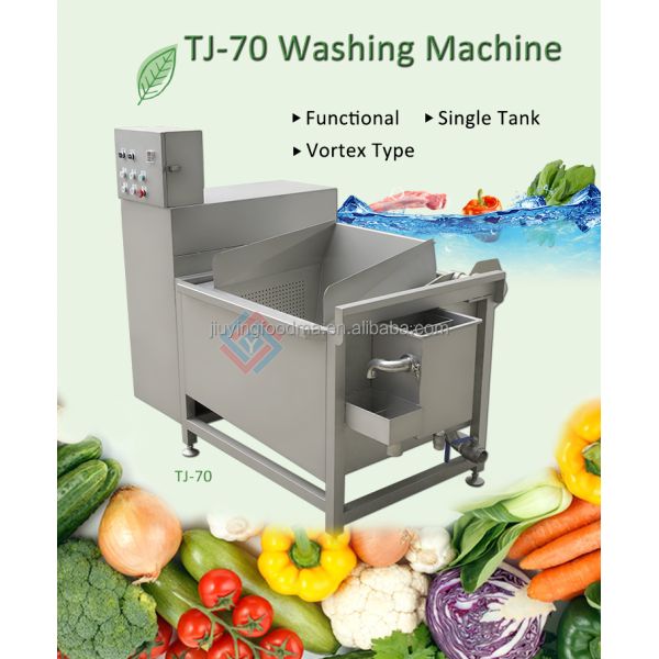 Jiuying 250L Single tank fruit and vegetable cleaning machine with full 304 stainless steel body
