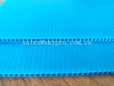 Blue Dirt - proof Polypropylene Hollow Sheet Durable PP Corrugated Plastic Boards