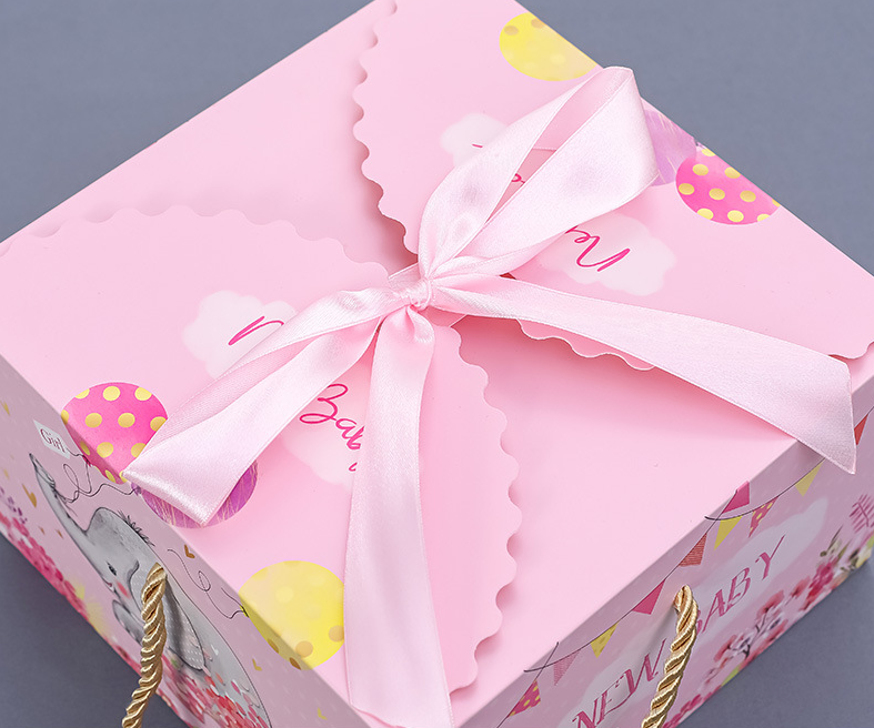 Baby Cloths Set Packaging Paper Gift Box thicken Cardboard Gift Packaging Boxes cartoon