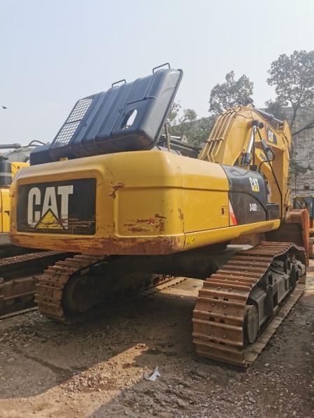 Excavadora original CAT340D e Design de aço mole com cilindro hidráulico original