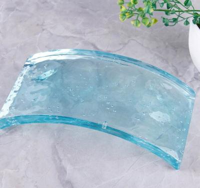 o vidro decorativo de 8x8x4 Crystal Glass Block Super Clear listrou gravado