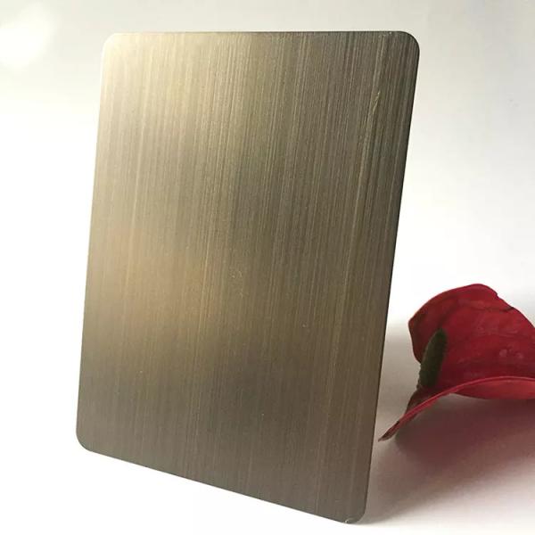 Decorative 3D Antique Stainless Steel Panels Thickness 0.3-3mm Durable