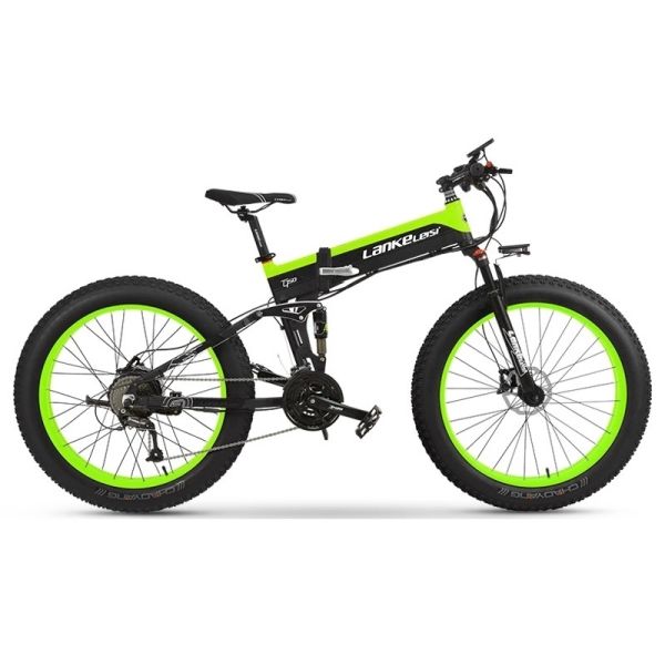 T750 Fat Tire Electric Bike Spoke Wheel For Snow 13AH L G Lithium Battery