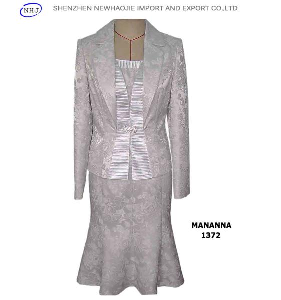 Casual elegance skirt suits women