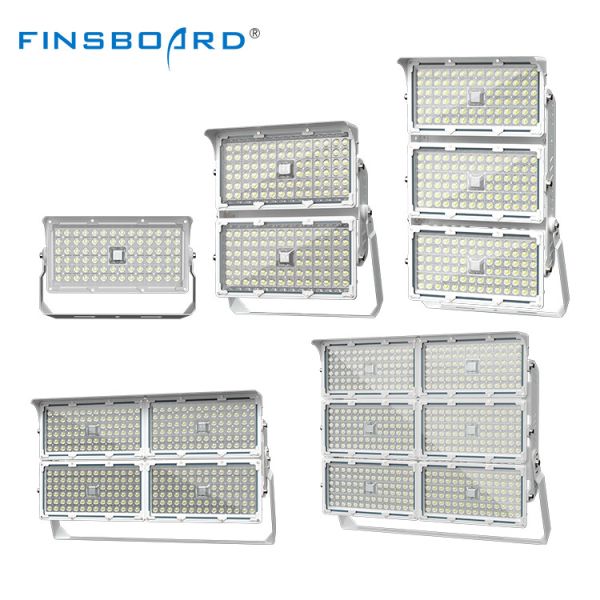 IP66 Waterproof 1200W-1500W High Power LED Modular Flood Light for Basketball Court Lighting