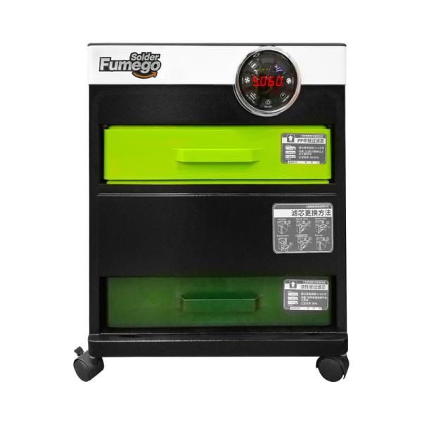 fume extraction system /150~350W Soldering Fumes Extractor 3 Layers Filters 2 X 150m³/h Systermic Flow