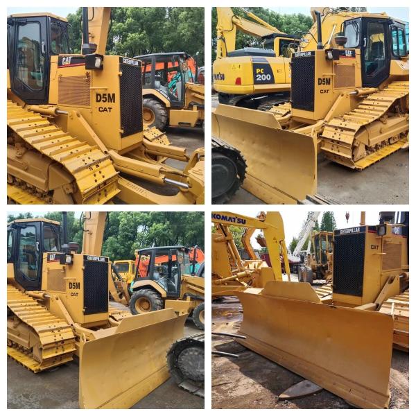 Low-Ground-Pressure Used Bulldozer CAT D5M - Perfect For Wetland & Soft Terrain