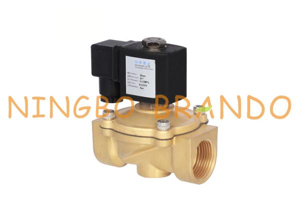 1/2'' 3/4'' 1'' Electronic Brass Solenoid Valve For Natural Coal Gas 12VDC 24VDC 120VAC