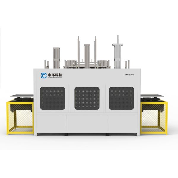 Machine de moulage de pâte de bagasse à découpage gratuit