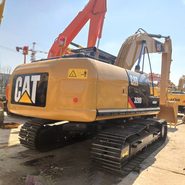 Original Color 20 Ton Used Caterpillar Cat Excavator 320d with Working Hours 4001-6000