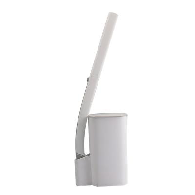 Acessório de banheiro ecológico escova de banheiro descartável com cabeça de silicone na Amazon