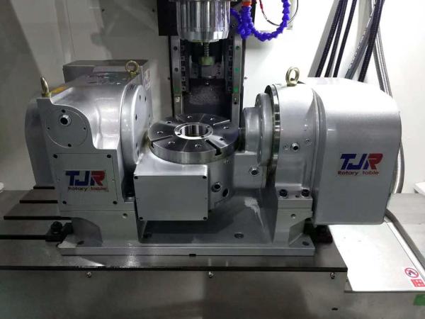 Pneumatic Brake 5 Axis Rotary Table CNC Machine Tjr Tilting Index Turntable