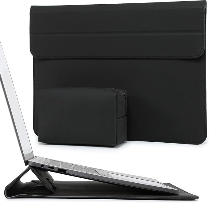 Laptop Sleeve Case with Stand Come with a Practical Pouch for Mouse Battery Power Bank Accessories Wholesale OEM/ODM/Private Label