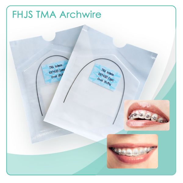 Arcos de acero inoxidable de ortodoncia Materiales de ortodoncia dental TMA Arcos de acero inoxidable