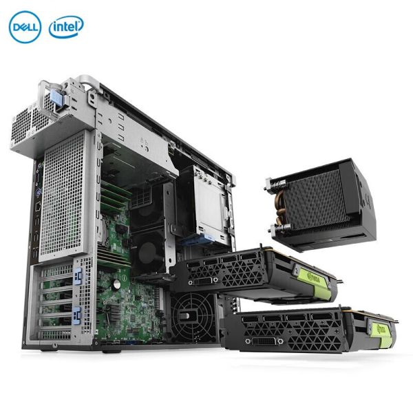 Customized Dell T5820 Tower Workstations with W2102 Processor and 8GB RDIMM Memory