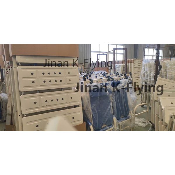 ABS Headboard Hospital Clinic Manual Nursing Bed Two Crank