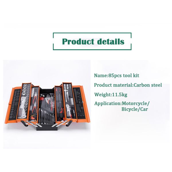 Carbon Steel Auto Tools And Equipment Ratchet And Socket Set OEM